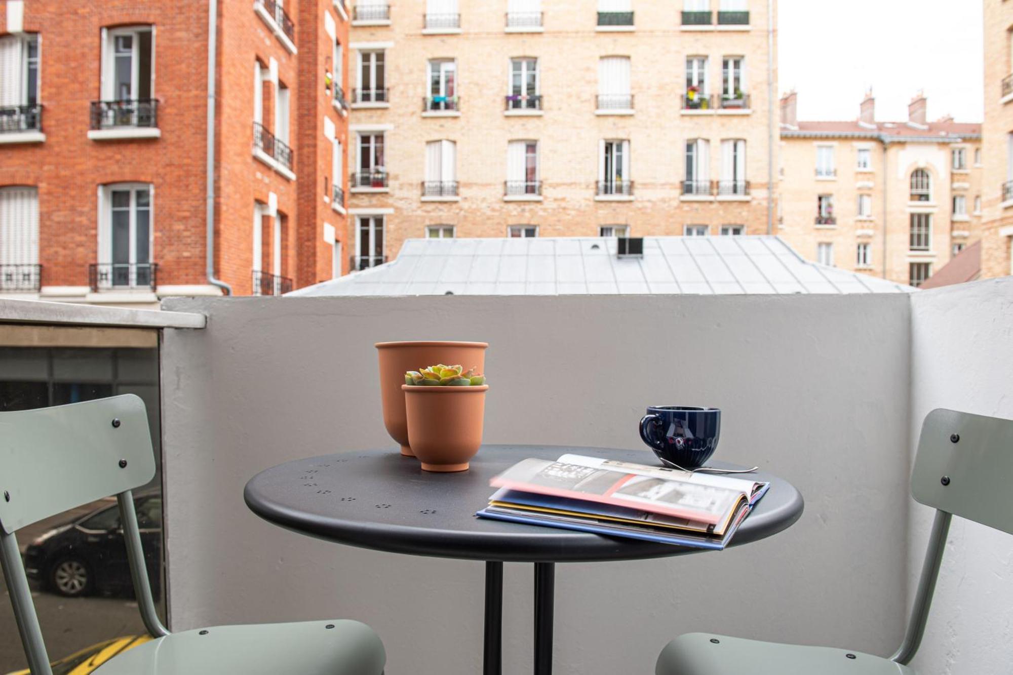 Apartmán New - Appt Style Le Corbusier Avec Balcon - 8 Pers Paříž Exteriér fotografie